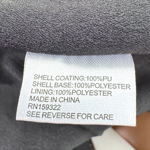 Evereve Womens Elizabeth St. Blazer Size S Neutral Minimal Fall Vegan Cognac - Picture 9 of 10